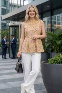 Gulnaar Shirt – Premium Cotton Floral Shirt
